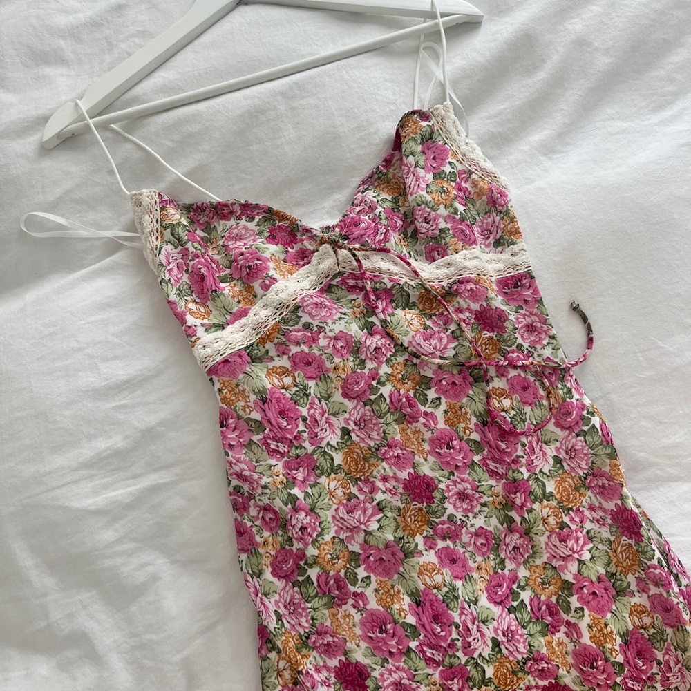 EMILY MAXI DRESS PINK FLORAL